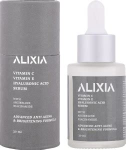 alixia pharma VITAMIN C,VITAMIN E,HYALURONIC ACID SERUM|ANTI AGING ...