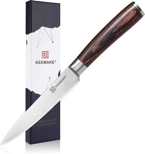 Amazon.com: KEEMAKE Utility Knife 6 inch, Paring Knife with German High ...