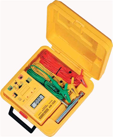 KUSUM MECO Earth Resistance Tester 0-20/200/2000 Earth Voltage 200V AC ...