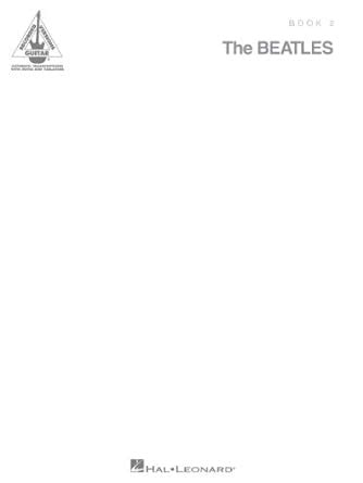 The Beatles (The White Album) - Book 2 Songbook (Guitar Recorded ...