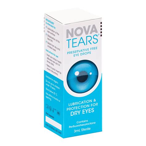 Perfluorohexyloctane Buy NovaTears Eye Drops 3ml Online India | Ubuy