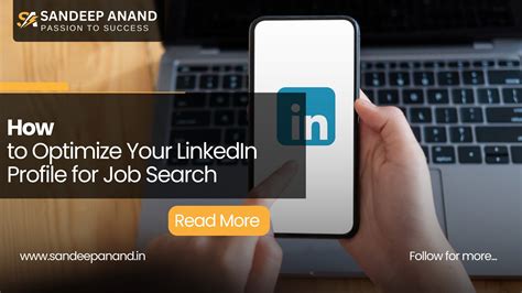 How to Optimize Your LinkedIn Profile for Job Search - Sandeep Anand ...