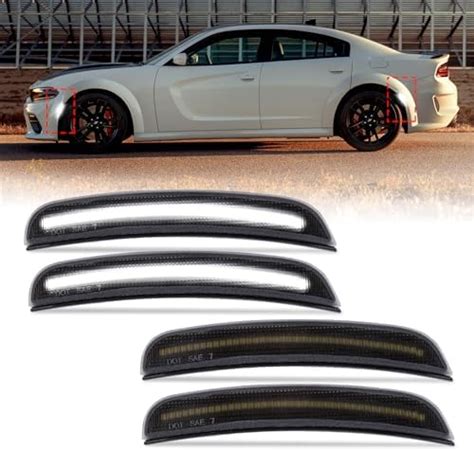 OPP ULITE Side Marker Lights for Dodge Charger LD 2015-2023 Front Rear ...