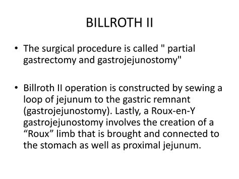 BILLROTH SURGICALPROCEDURE PRESENTATION.pptx