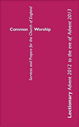 Buy Common Worship Lectionary: Standard format (Common Worship ...