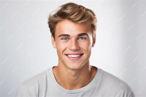 Premium Photo | A photo portrait of a beautiful blond man over 18 years ...