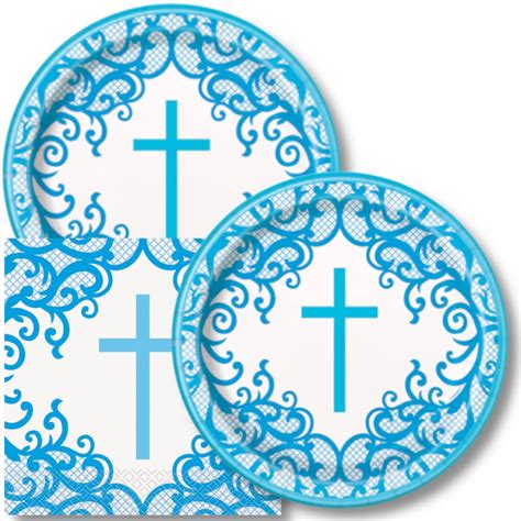 Baptism Paper Plates and Napkins, 1st Communion Paper Plates and ...