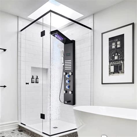 ALENARTWATER AlenArt Shower Panel Tower System 6-Function Shower India ...