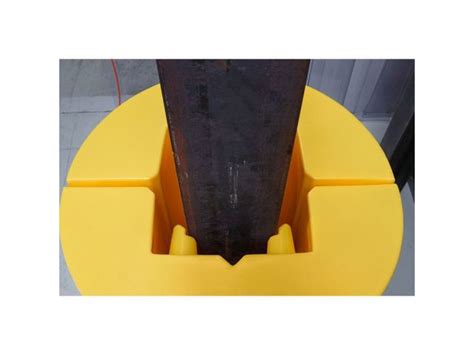 Butoir de protection rond pour pilier | Contact sol-direct.fr