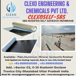 Self Adhesive Waterproofing Membrane - CLEXOSELF-SBS Modified Membrane ...