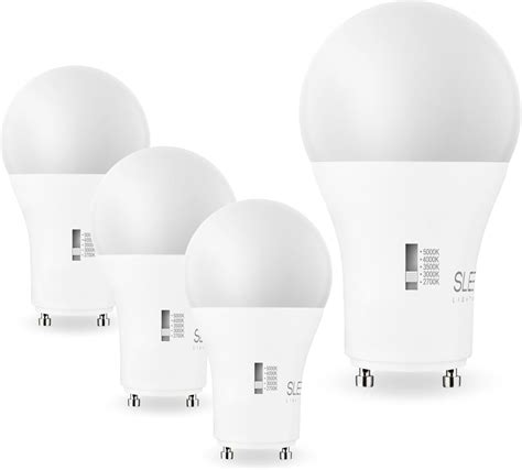 SLEEKLIGHTING | 11w, 75W Eq, GU24 Base LED 2 Prong Light Bulbs, UL ...