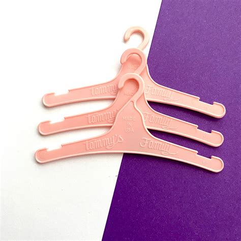 Buy Vintage Ideal Tammy Doll Pink Clothes Hangers Lot of Three Online ...