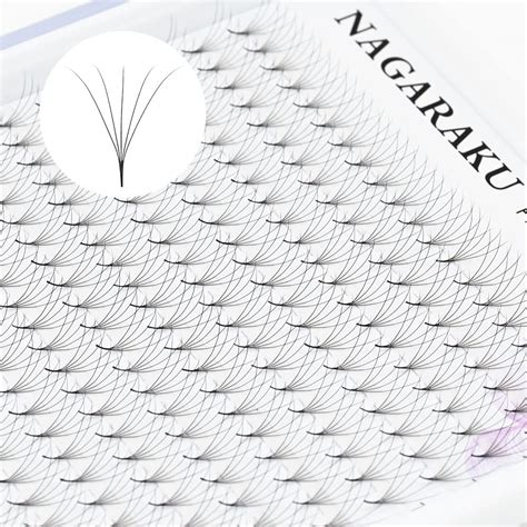 Buy NAGARAKU Premade Fans 5D Volume Eyelash Extensions .07mm C Curl 9 ...