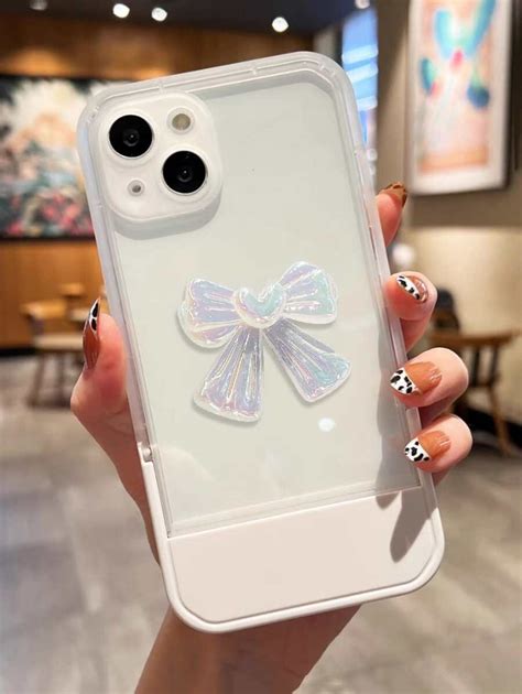 Bow Pattern Phone Case | SHEIN USA