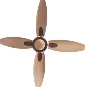 USHA BLOOM LILY SPARKLE BROWN & GOLD 1300 mm 4 Blade Ceiling Fan Price ...