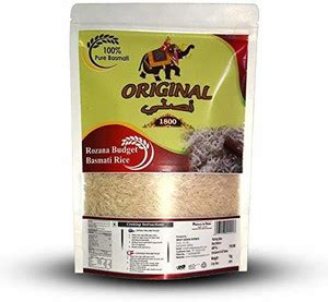 Original 1800 (Label) Original Rozana Budget Basmati Rice - Pack of 5 ...