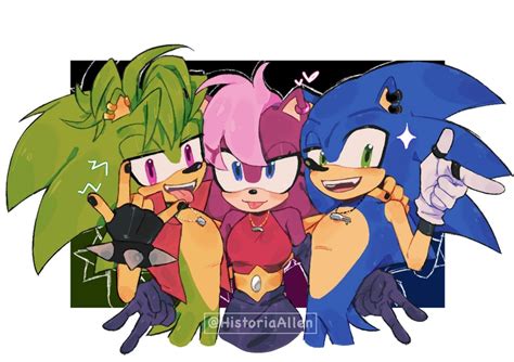 sonic the hedgehog, sonia the hedgehog, and manic the hedgehog (sonic ...