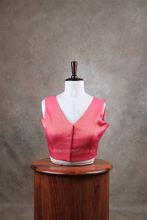Taal- Pink Gold Blouse (Attachable Sleeves) – Mathurum