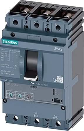 Siemens 250A 3P 55KA Motor Protection ETU320 LI 415VAC 50Hz MCCB ...