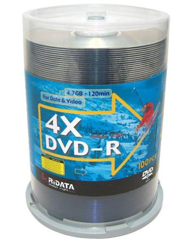 Ridata DVD-R 4x 100-pack Spindle : Amazon.in: Computers & Accessories