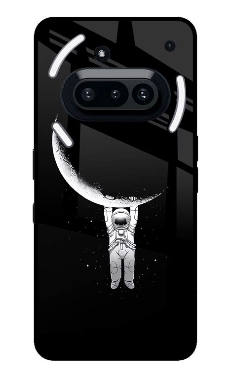 Buy Now Moon Space Glass Case for Nothing Phone 3A Online | Casekaro