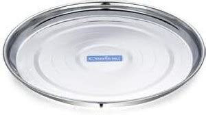 SAHU TRADERS microwave safe plate white 11inch Dinner Plate Price in ...