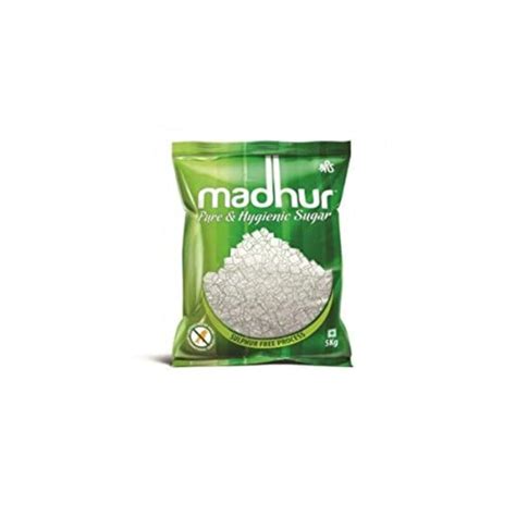MADHUR SUGAR REFINED 5 KG POUCH || S5 – RK Bazar Grocery