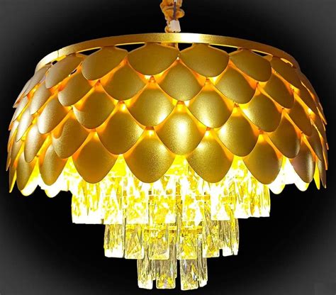 Buy SHRI MAHAL ANTIQUES Crystal Chandelier for Living Room Bedroom ...