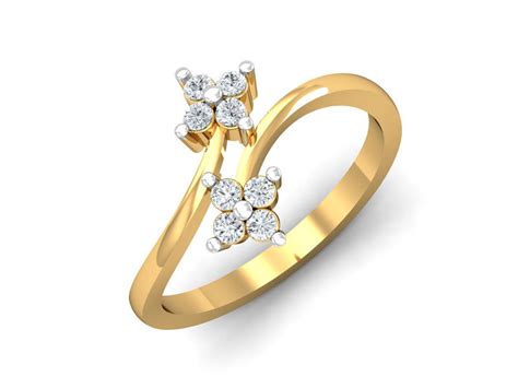 Entwining Florets Ring For Women - EFIF Diamonds – EF-IF Diamond Jewellery