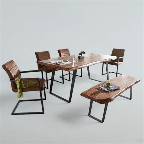 Wooden Live edge 6,8 Seater Dining Tables|dining set|dining table ...