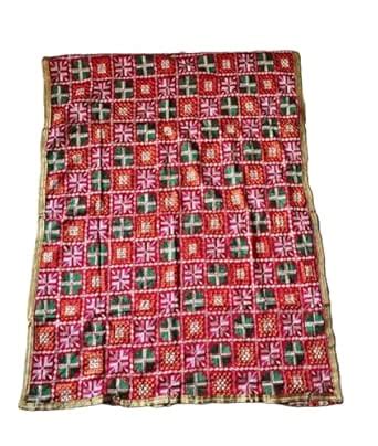 Buy UTSAV FASHIONS Women's Phulkari Embroidered Dupatta (Design 1, 2.25 ...