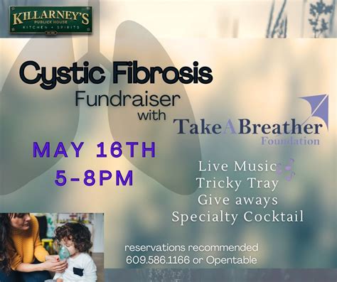 Cystic Fibrosis Fundraiser with Take a Breather 🪁, Killarney's Publick ...
