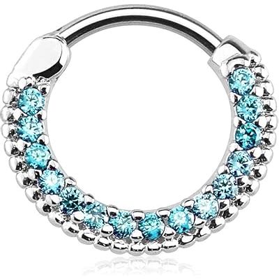 Forbidden Body Jewelry 16g 10mm Rounded Top Pave India | Ubuy