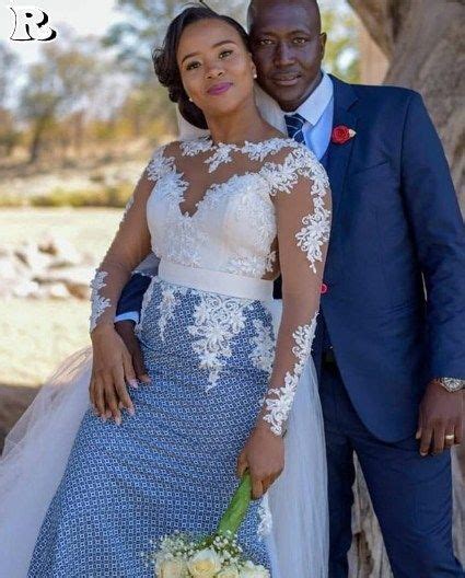 Buy blue shweshwe wedding dresses - In stock