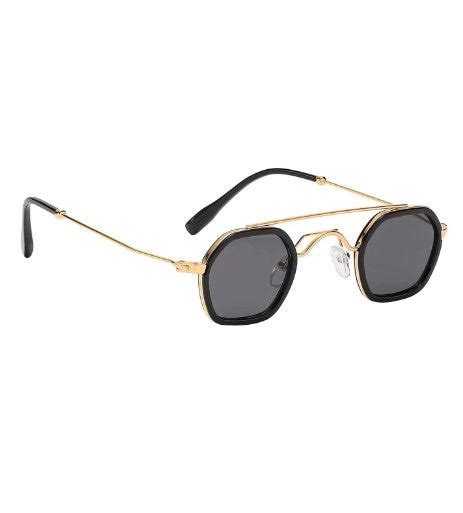 Spiky Square UV Protected Sunglass - Black Gold – Krazy Caterpillar