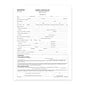 Custom 1-Sided Insurance Registration Forms, 8-1/2" x 11", 250 Sheets ...