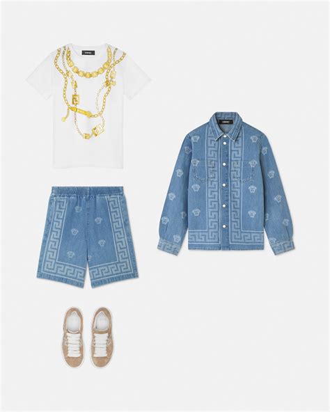 Bermudas Medusa Bandana Kids vaqueras | VERSACE