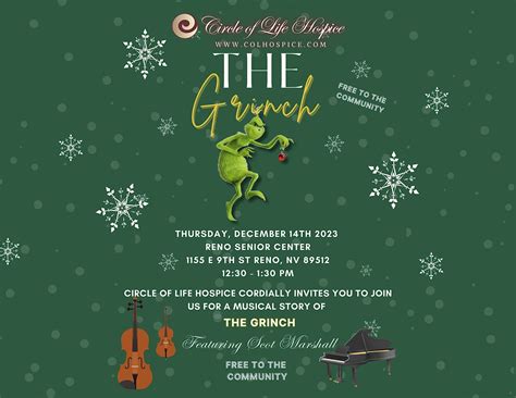 The Grinch: A Musical Story, 1155 E 9th St, Reno, 14 December 2023 ...