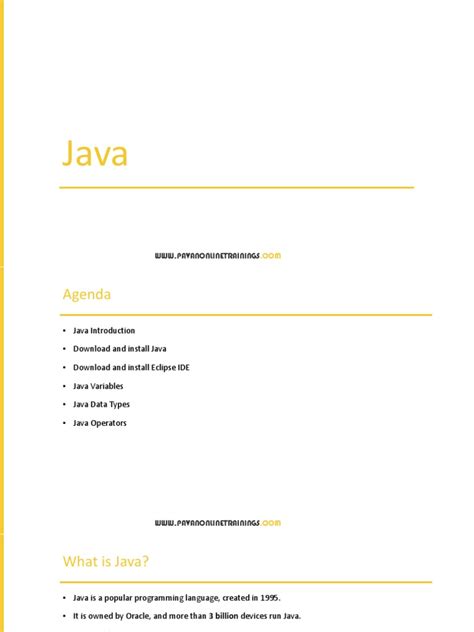 Image result for Java Programming PDF Notes
