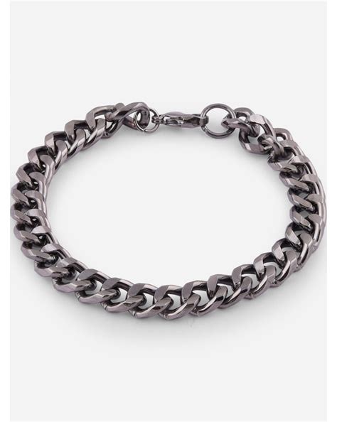 Silver Chunky Chain Bracelet Mode – toniq-fashion