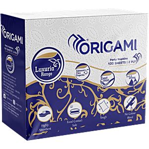 Buy Origami Luncheon Napkins Printed 1 Ply 32 Cm X 32 Cm 50 Pcs Pouch ...