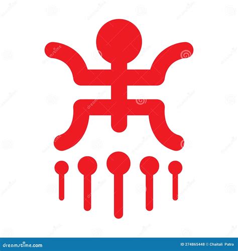 Red Swastik, Indian Spiritual Symbol, Hinduism Swastik Illustration ...