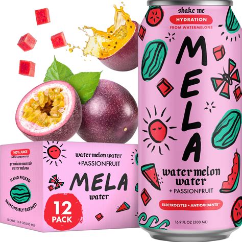 Amazon.com : Mela Watermelon Water - Hydrating Watermelon Juice Drink w ...