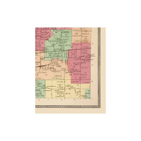 Historic City Map - Williamson New York - Beers 1874 - 23 x 28.09 - Vi ...