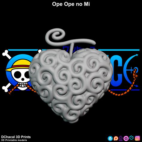 STL file Ope Ope No Mi - One Piece ⚖️・3D printer design to download・Cults