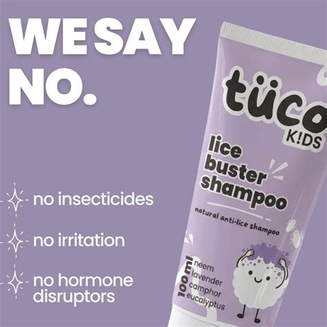 Anti Lice Shampoo for Kids 100ml – Natural | Tuco Kids