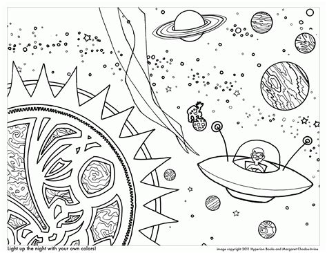 Outer Space Coloring Pages Printable
