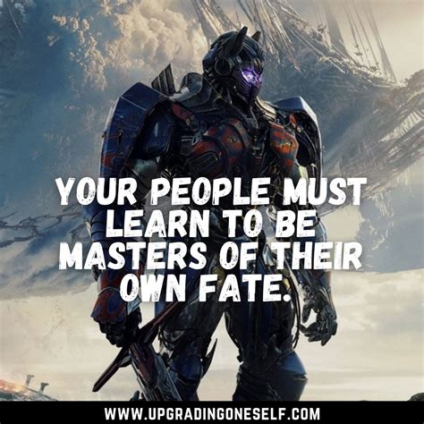Top 20 Badass Quotes From The Optimus Prime For Motivation