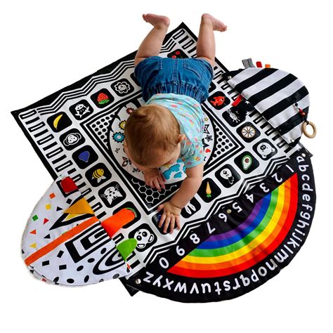 High Contrast Sensory Tummy Time Mat – Think Baby High Contrast Development