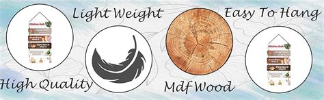 Freny Exim MDF Wooden Kitchen Rule Quote Wall Hanging Art For Home ...